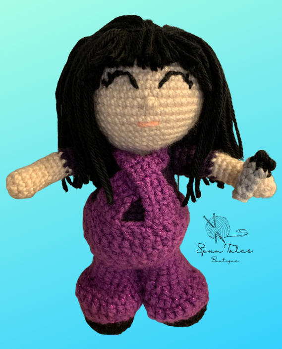 Selena Quintanilla Crochet Doll