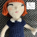 queens gambit crochet doll